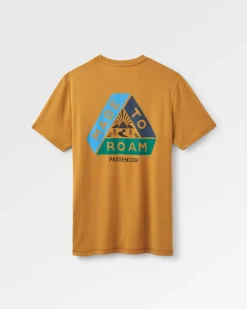 Floris van Bommel Activewear|T-Shirts & Tank Tops>Trail Active Recycled T-shirt Dusty Ochre