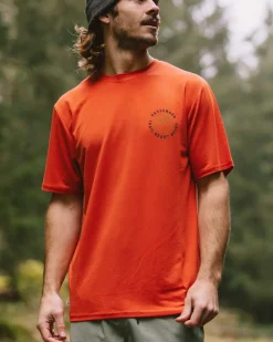 Passenger T-Shirts & Tank Tops|Activewear>Trail Recycled Active T-Shirt Warm Orange