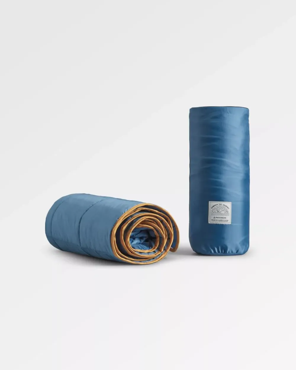 Floris van Bommel Accessories|Blankets>Travel Recycled Ripstop Blanket Washed Blue