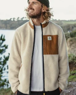 Floris van Bommel Fleece|Fleece>Trekker Recycled Deep-Pile Sherpa Fleece Warm Ivory
