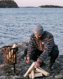 Passenger Fleece|Fleece>Trekker Recycled Deep-Pile Sherpa Fleece Nordic Geo Grey