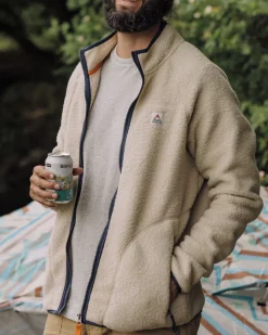 Passenger Fleece|Fleece>Tripper Full Zip Recycled Sherpa Fleece Oatmeal