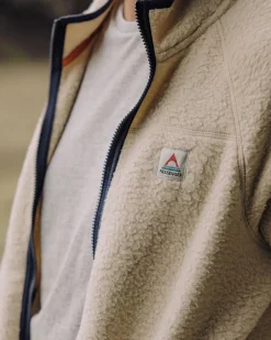 Passenger Fleece|Fleece>Tripper Full Zip Recycled Sherpa Fleece Oatmeal