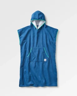 Floris van Bommel Towels|Changing Robes & Ponchos>Tulum Recycled Towel Poncho Dark Denim