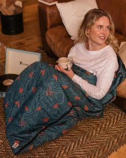 Passenger Accessories|Blankets>Twilight Recycled Sleeping Bag Mediterranean Map