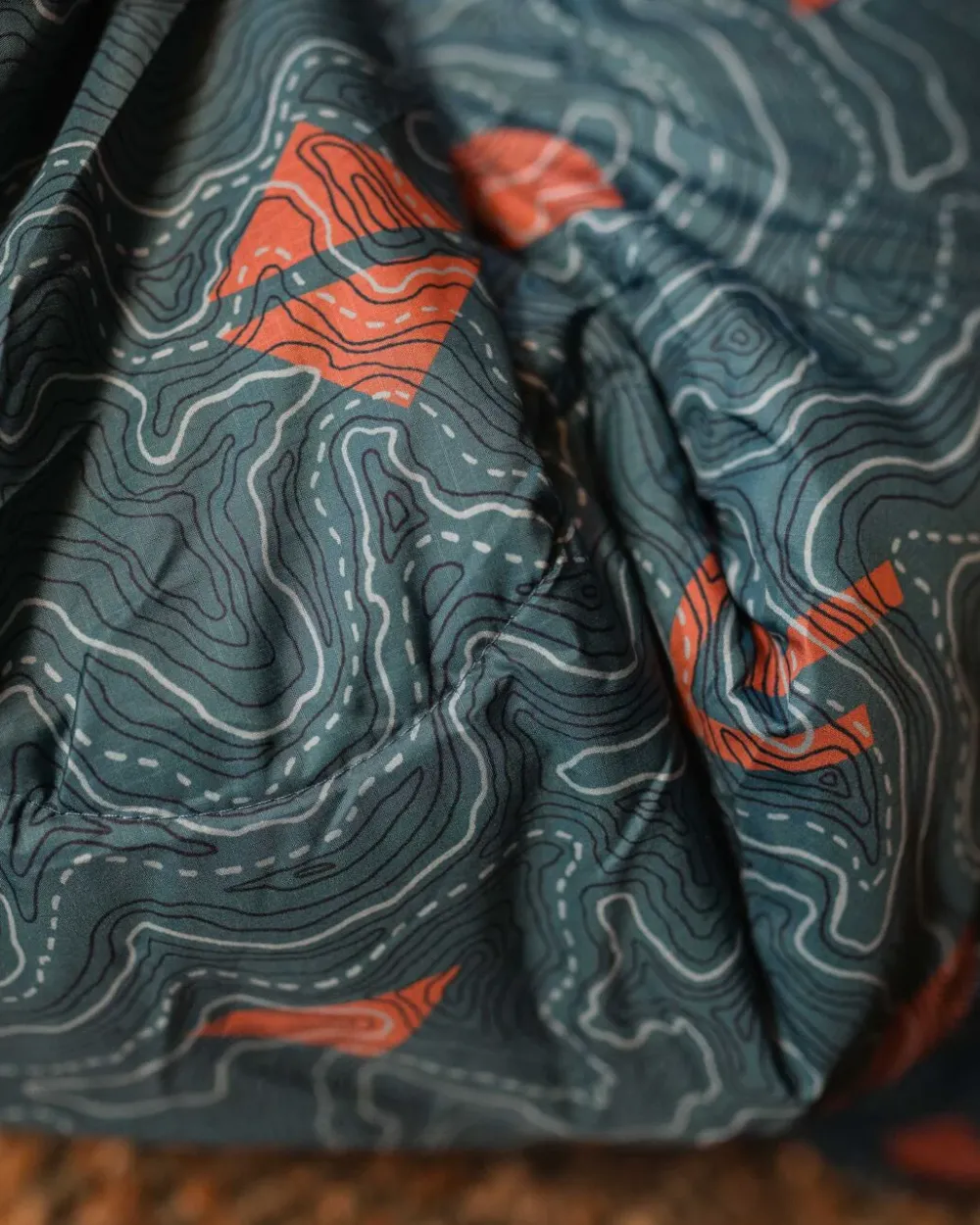 Passenger Accessories|Blankets>Twilight Recycled Sleeping Bag Mediterranean Map