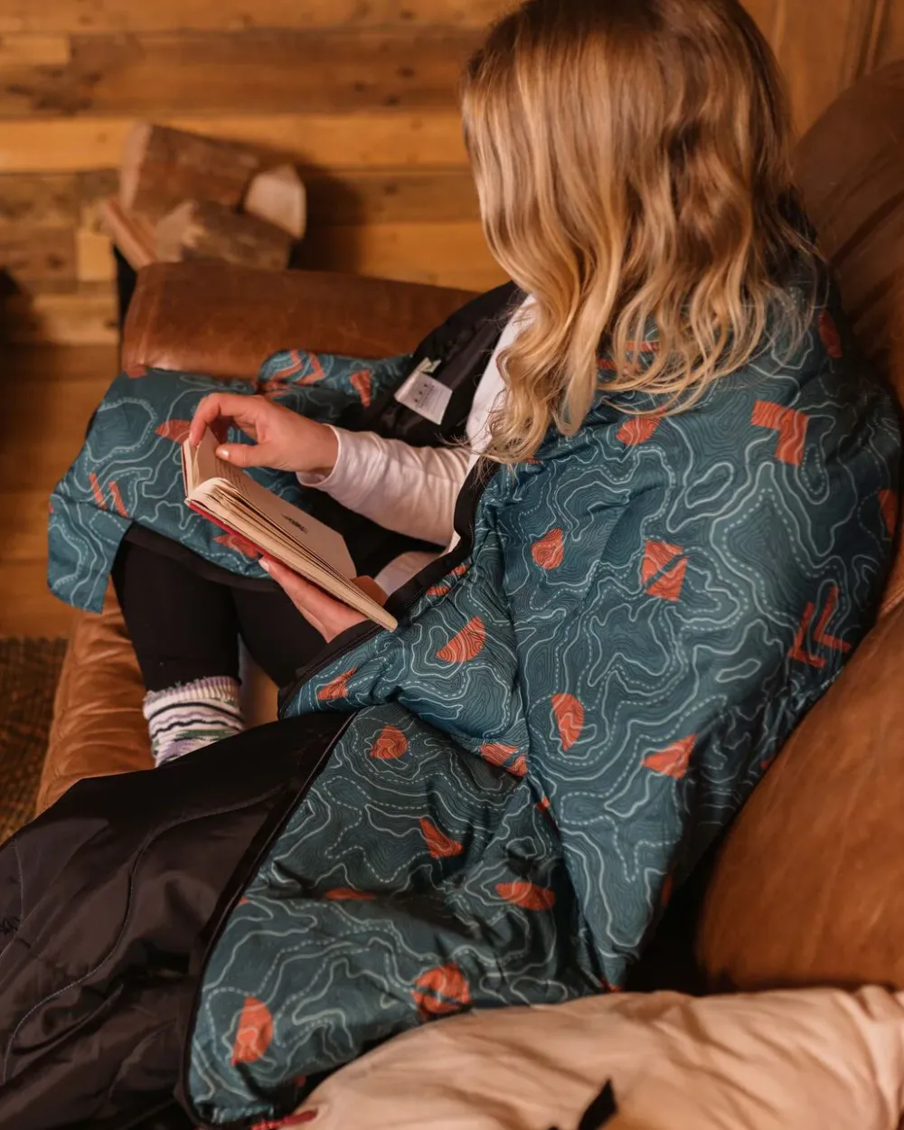 Passenger Accessories|Blankets>Twilight Recycled Sleeping Bag Mediterranean Map