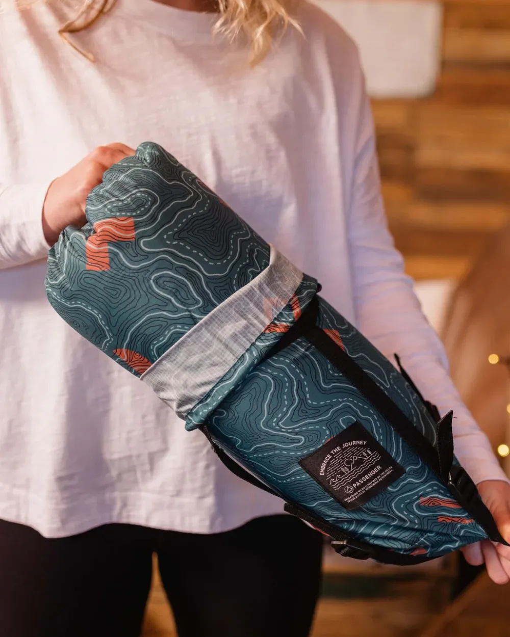 Passenger Accessories|Blankets>Twilight Recycled Sleeping Bag Mediterranean Map