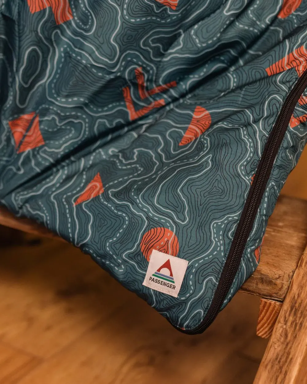 Passenger Accessories|Blankets>Twilight Recycled Sleeping Bag Mediterranean Map