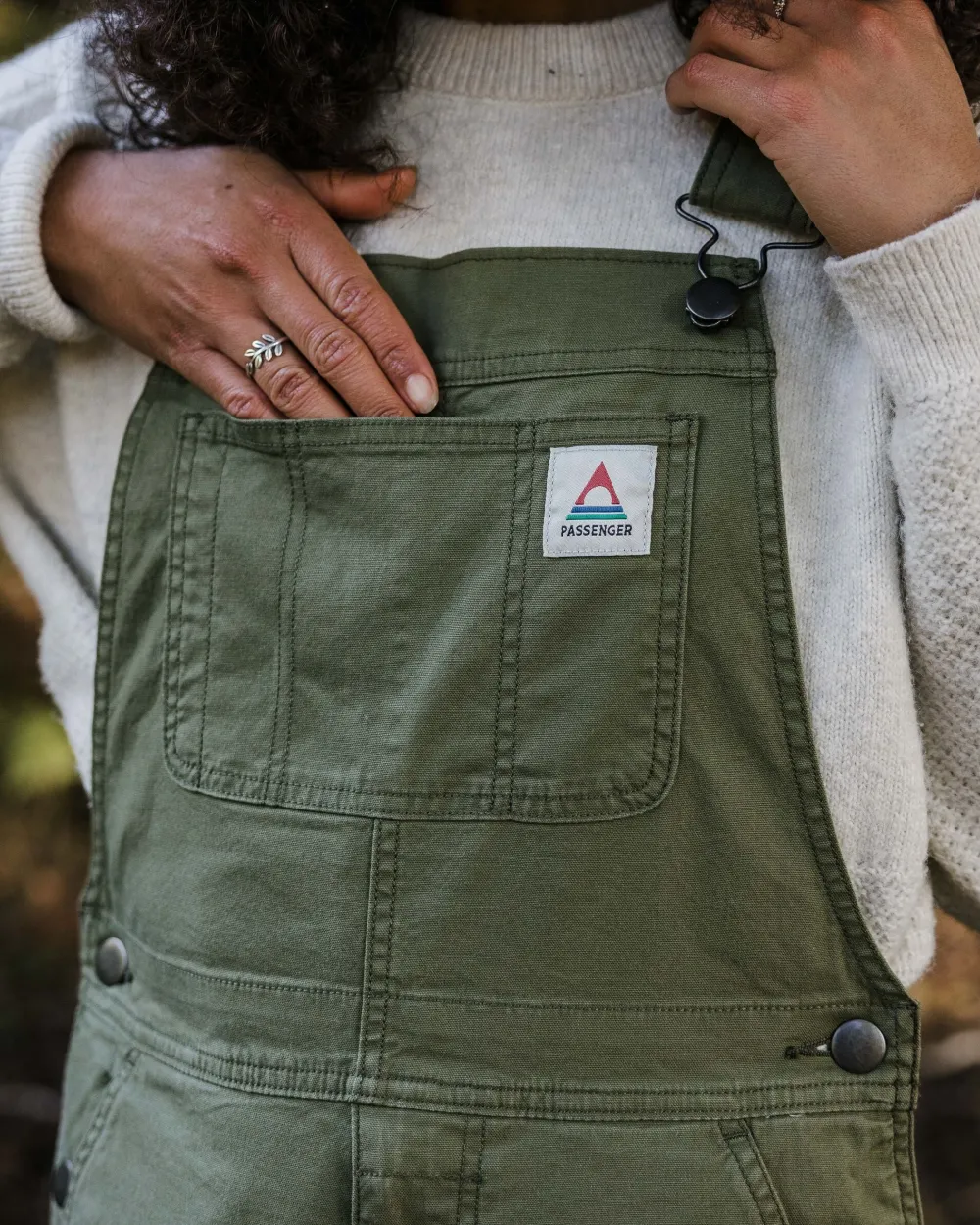 Passenger Accessories|Pants>Vantage Organic Dungaree Khaki