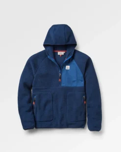Floris van Bommel Fleece|Fleece>Ventura 1/2 Zip Recycled Sherpa Fleece Rich Navy