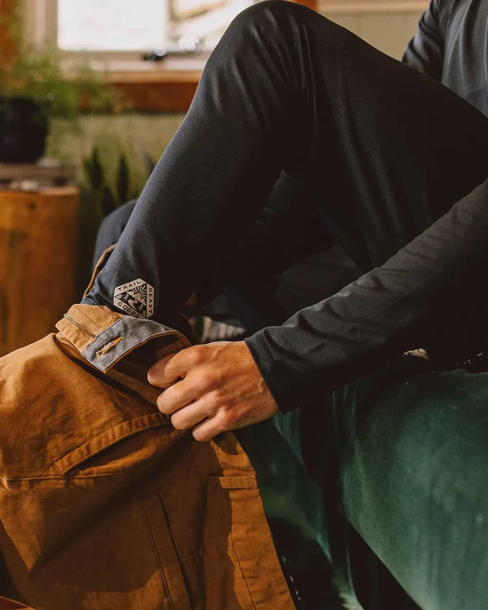 Floris van Bommel Activewear|Men's Outlet>Venture Recycled Base Layer Legging Deep Navy