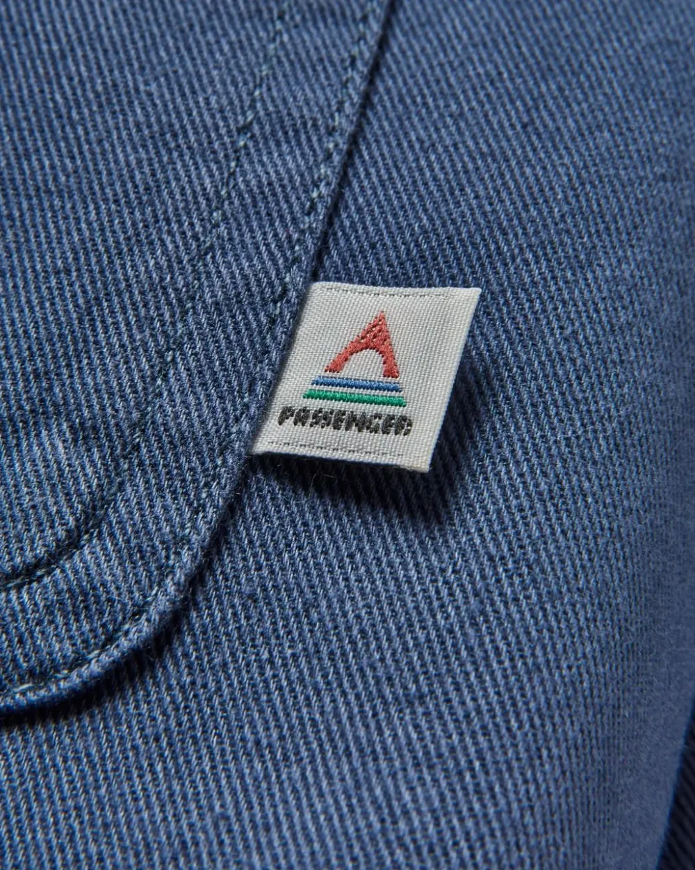 Passenger Shirts|Best Sellers>Vision Organic Cotton Shirt Dark Denim