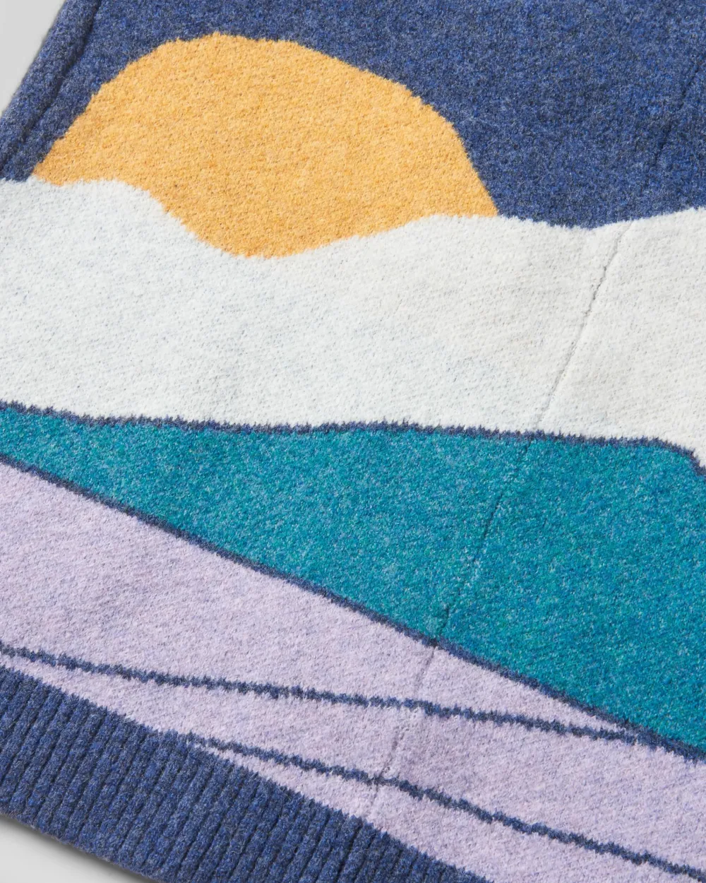 Passenger Knitwear|Winter Road Trip Essentials>Vista Recycled Knitted Cardigan Dark Denim