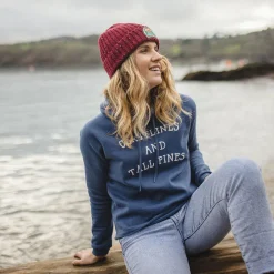 Passenger Hoodies & Sweatshirts|Women's Outlet>Voyage Recycled Hoodie Dark Denim