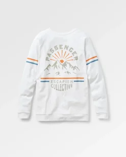 Passenger Tops & T-Shirts>Wander LS T-Shirt White