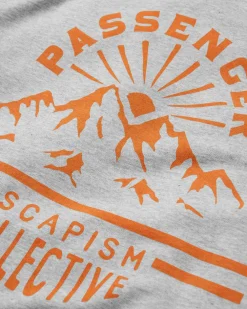 Passenger Hoodies & Sweatshirts|Winter Road Trip Essentials>Wander Recycled Cotton Marl Sweatshirt Light Grey Marl