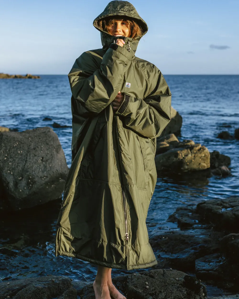 Floris van Bommel Outdoor Living|Outdoor Living>Waves Recycled Sherpa Lined Changing Robe Khaki