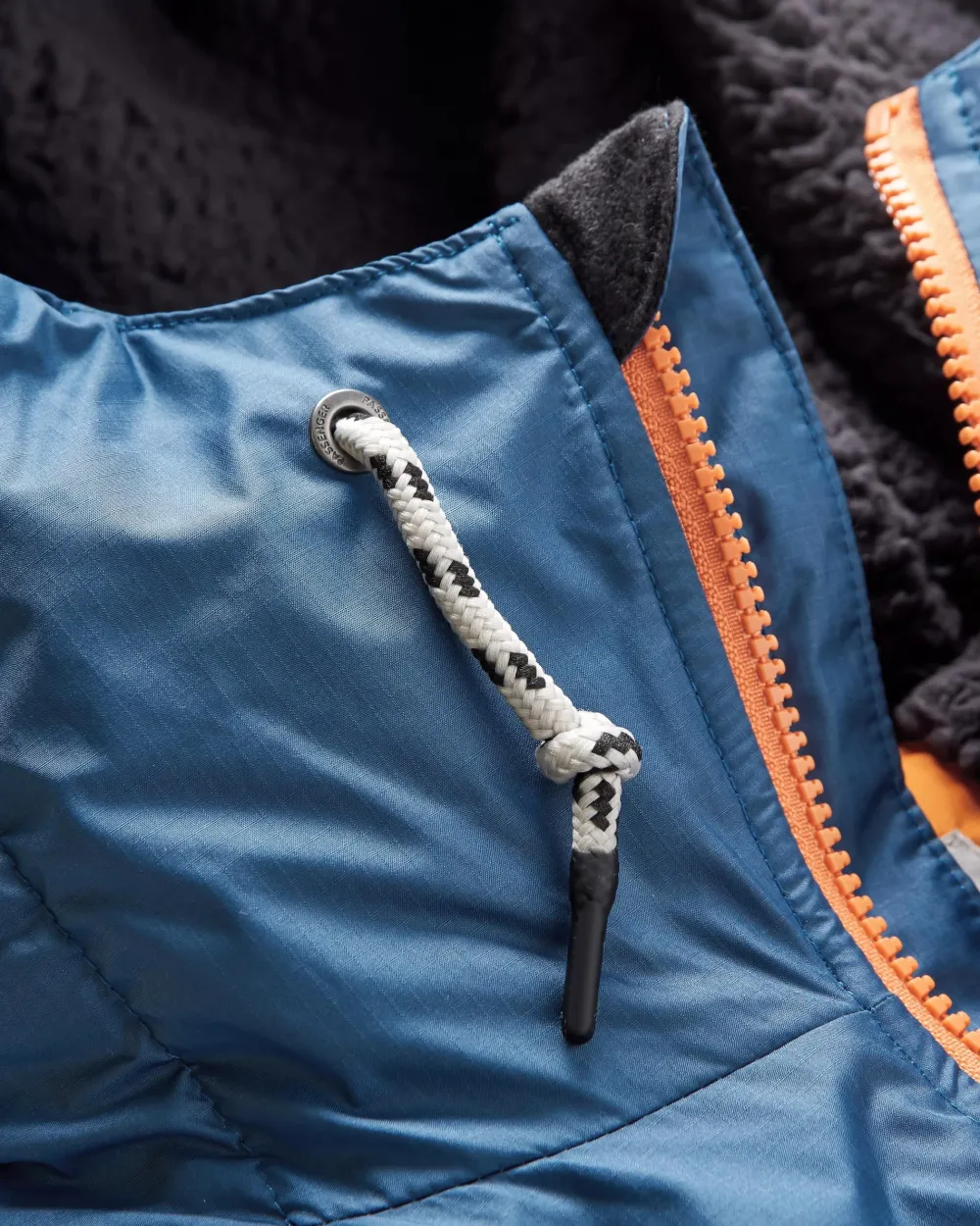 Passenger Changing Robes & Ponchos|Changing Robes & Surf Ponchos>Waves Recycled Sherpa Lined Changing Robe Dark Denim/ Deep Navy