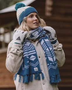 Passenger Women's Outlet|Women's>West Coast Recycled Acrylic Scarf Blue Steel