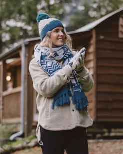 Passenger Women's Outlet|Women's>West Coast Recycled Acrylic Scarf Blue Steel