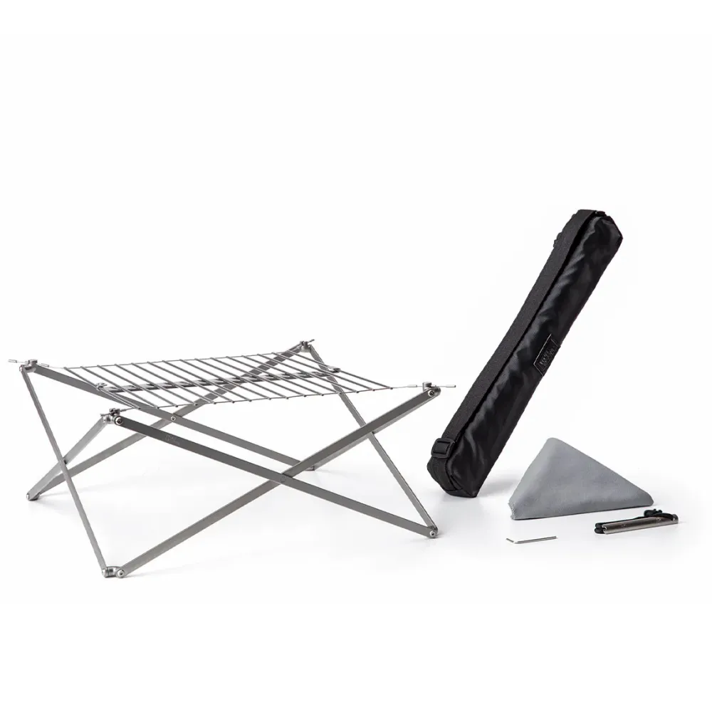 Floris van Bommel Outdoor Living|Outdoor Living>Wolf and Grizzly Grill (without Fire Set) Stainless Steel