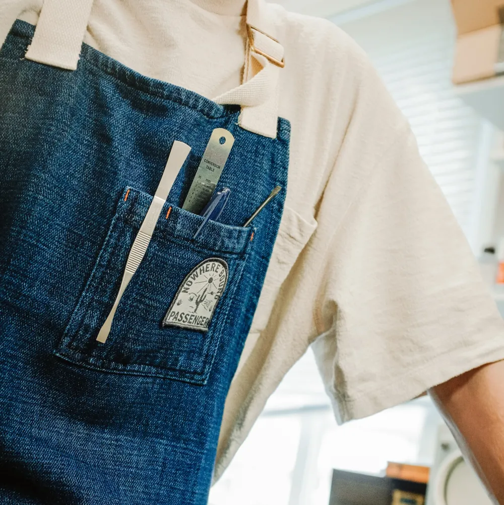 Floris van Bommel Outdoor Living|Outdoor Living>Yard Organic Cotton Denim Apron Dark Denim