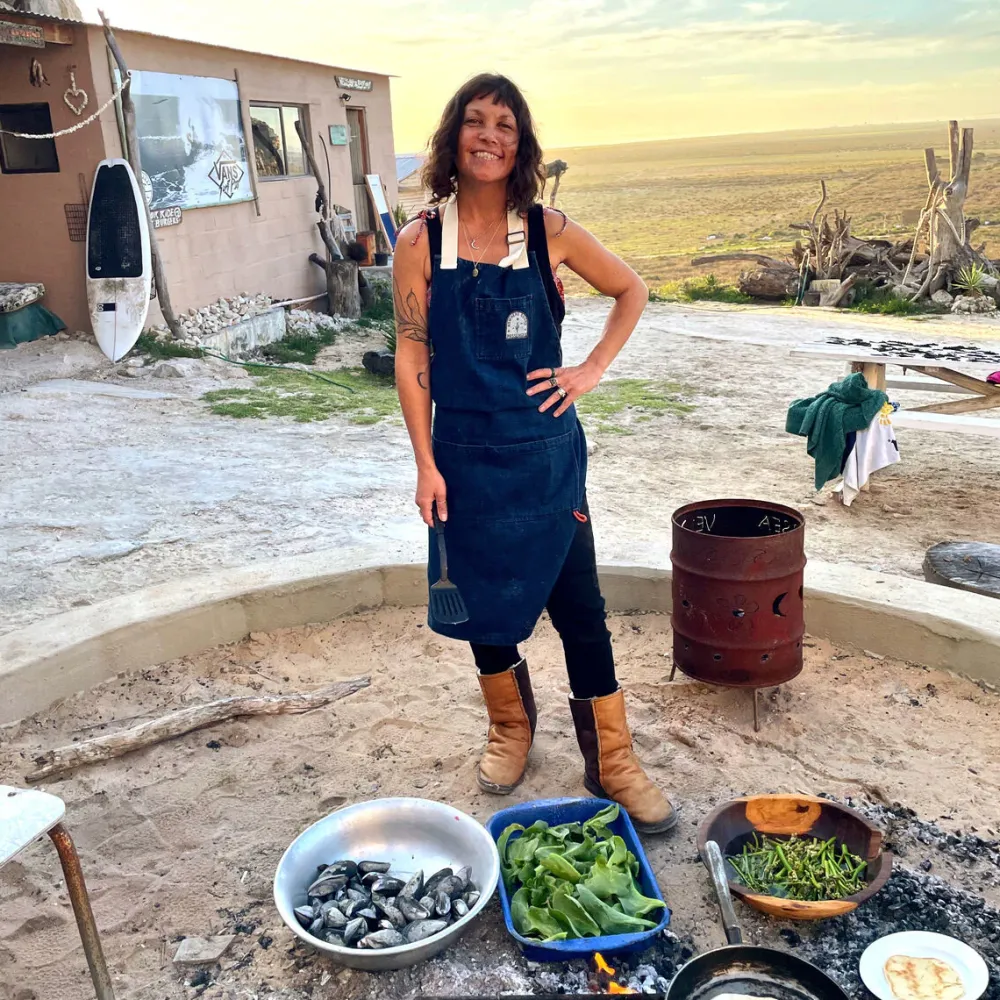 Floris van Bommel Outdoor Living|Outdoor Living>Yard Organic Cotton Denim Apron Dark Denim