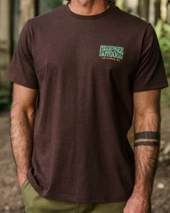 Passenger T-Shirts & Tank Tops|Men's Outlet>Yuca Organic Cotton T-Shirt Java Marl