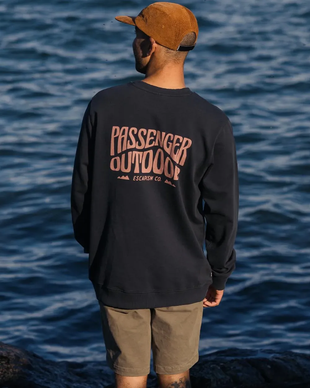 Passenger Hoodies & Sweatshirts|Men's Outlet>Yuca Recycled Cotton Sweatshirt Black