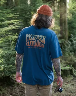 Passenger T-Shirts & Tank Tops>Yuca Recycled Relaxed Fit T-Shirt Dark Denim